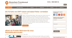 Desktop Screenshot of branchentrendscout.de